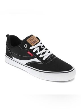 Levi's Women’s Black and White Lance Perf CT Casual Sneakers (Size 8.5)